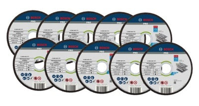 Bosch tarcza tnąca metal 125 mm 1,0mm 100 szt do szlifierki kątowej w zestawie