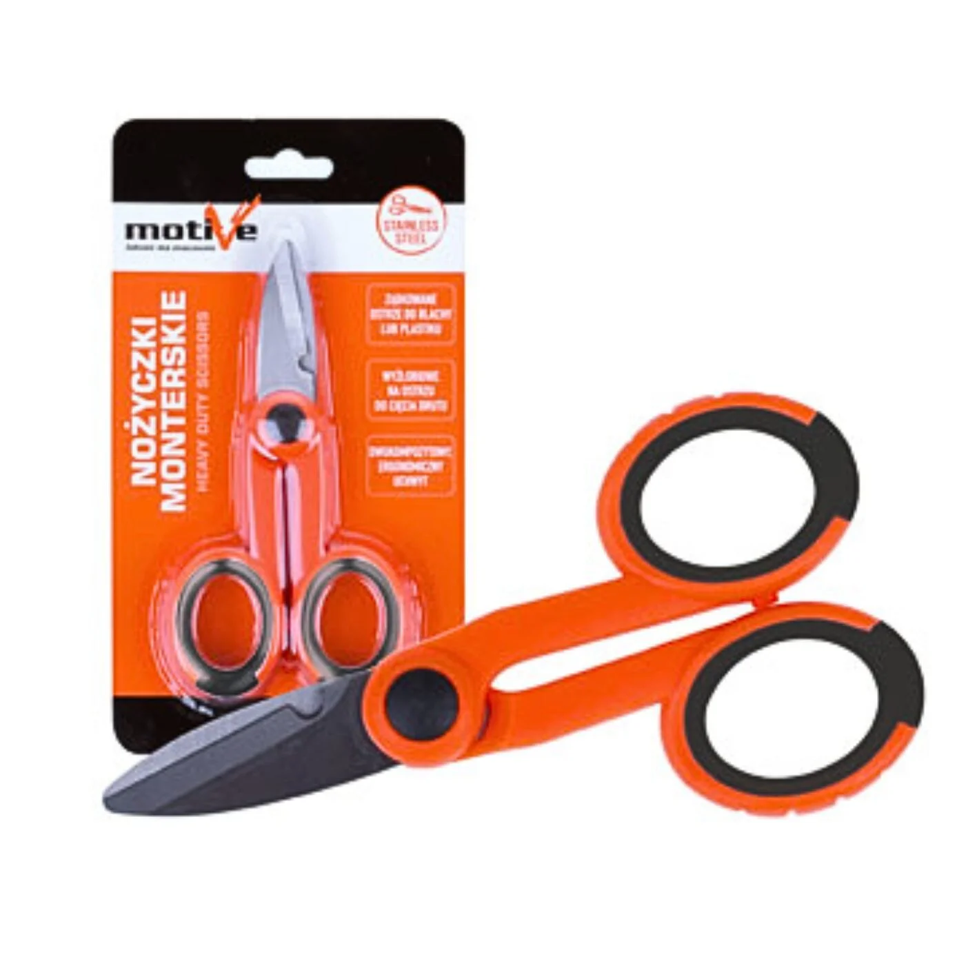 Nożyczki monterskie 145 mm (MOTIVE)