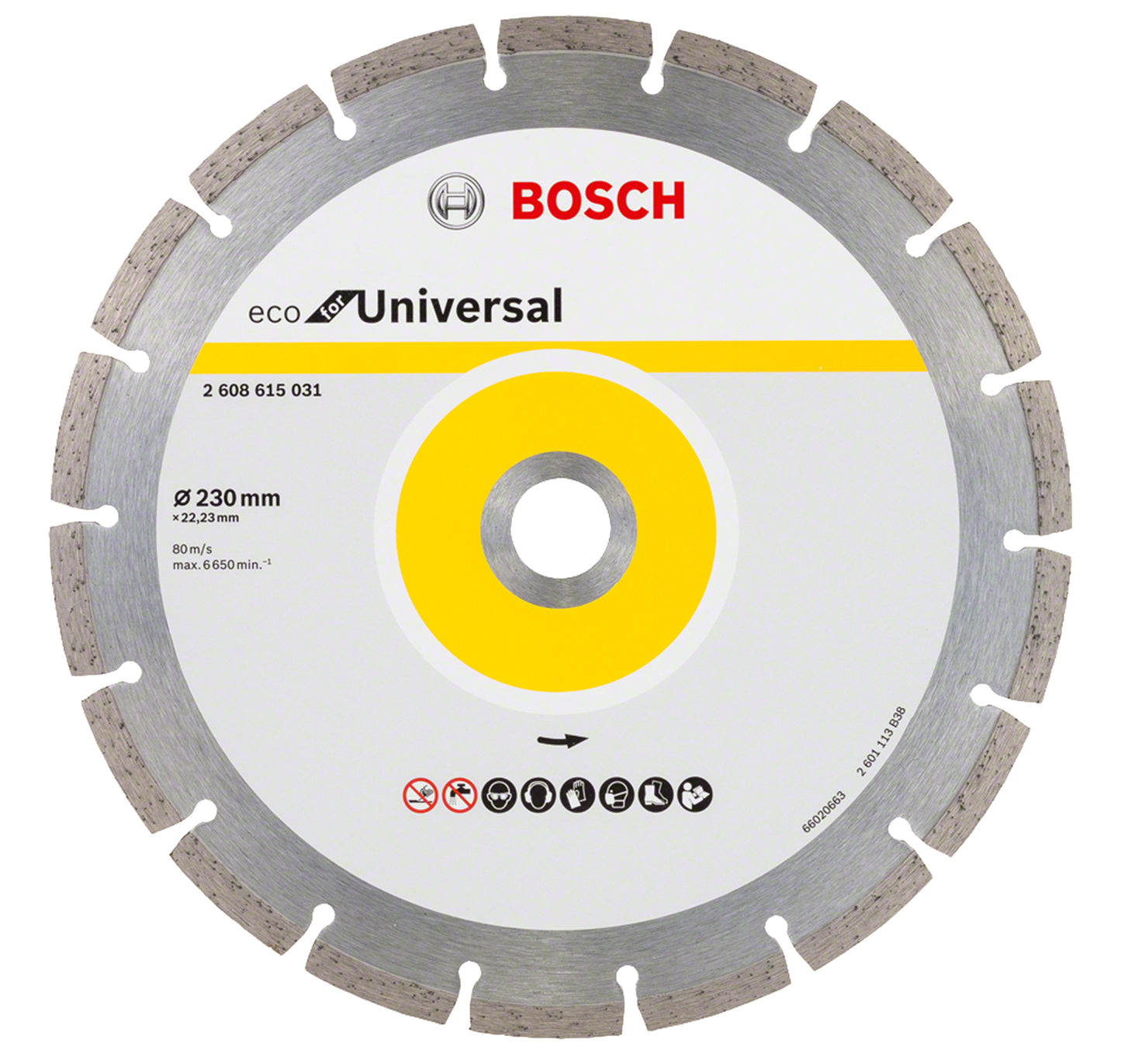 Bosch Eco for Universal tarcza diamentowa 230x22,23 mm do muru i betonu