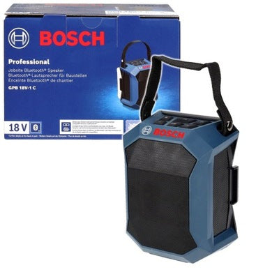 Bosch GPB 18V-1 C głośnik akumulatorowy 18V Bluetooth ładowarka USB-C warsztat