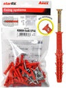 STARFIX kołki rozporowe 6 mm 40 mm 40 szt do betonu i cegły montaż
